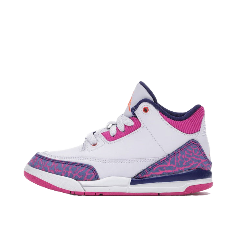 Tennarit ja kengät Jordan Jordan 3 Retro Barely Grape (PS) Valkoinen | 441141-500
