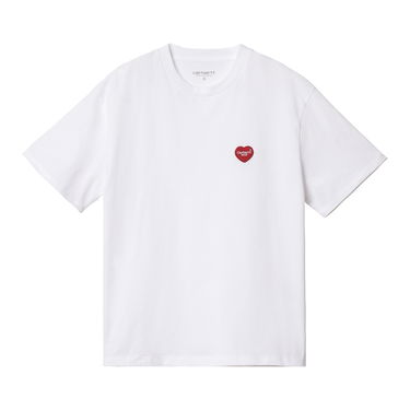 T-paita Carhartt WIP Heart Patch T-Shirt Valkoinen | I032318_02_XX, 4
