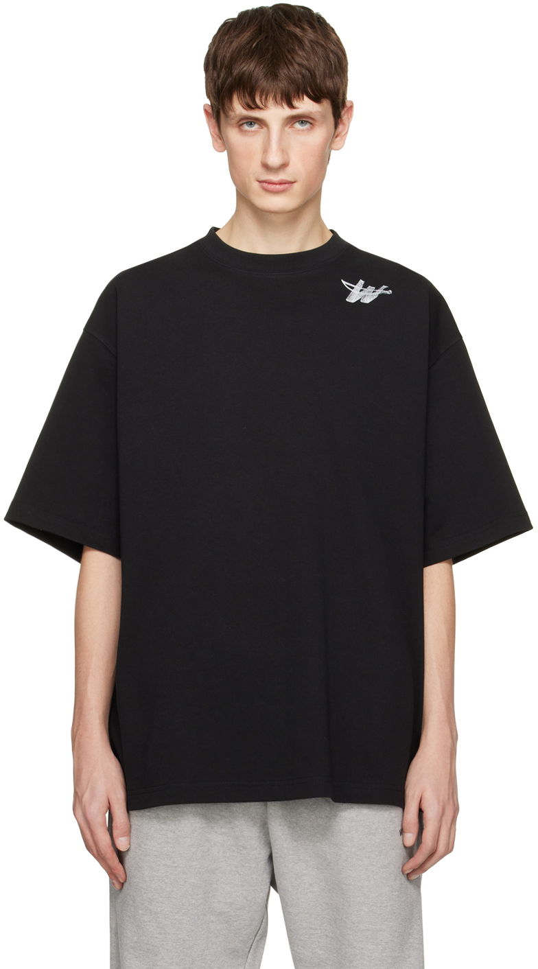 T-paita We11done Printed T-Shirt Musta | WD-TP6-20-073-U-BK
