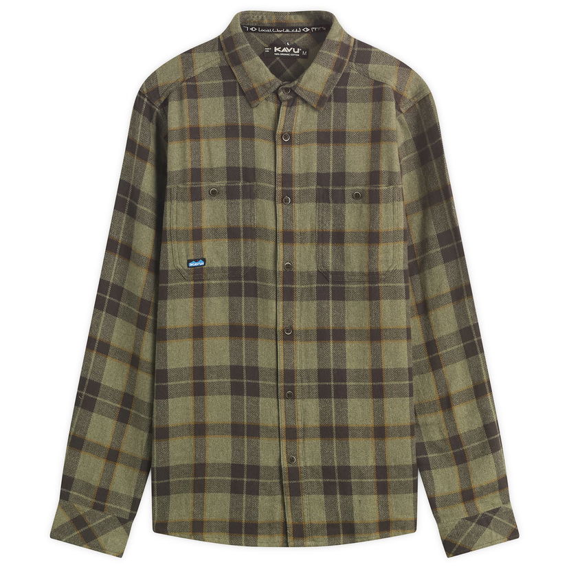 Paita KAVU Big Joe Flannel Shirt Vihreä | 510-2706