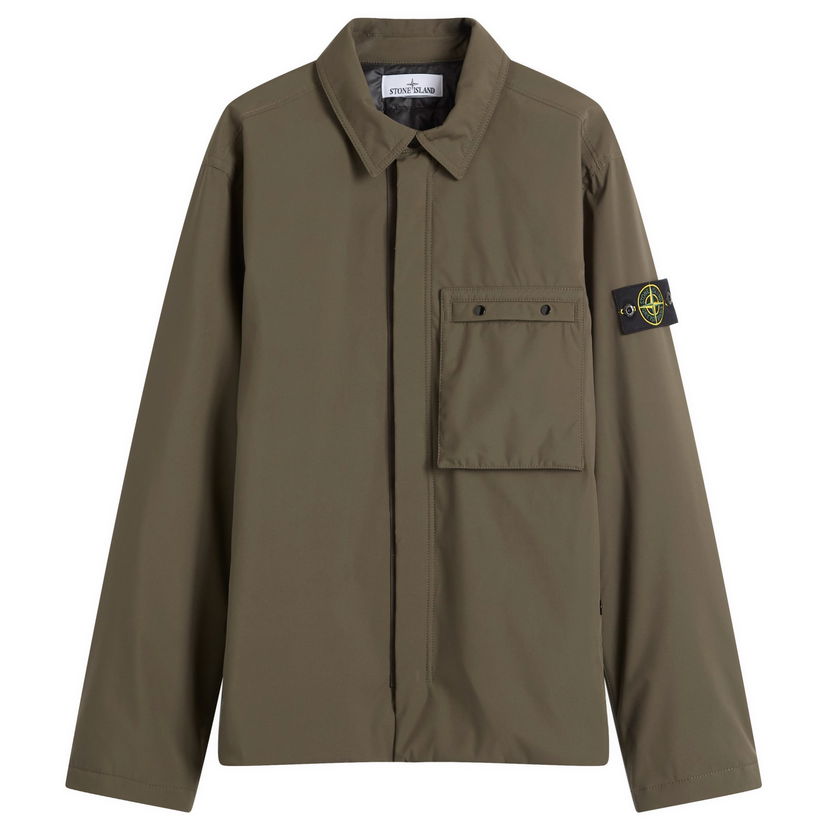 Paita Stone Island Soft Shell-R Primaloft Jacket, Size Large Vihreä | K1S154100011-V0054