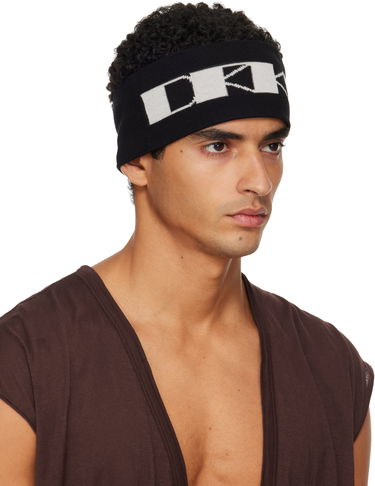 Hattu Rick Owens Rick Owens DRKSHDW Concordians Cotton Headband Musta | DA02E7480 KP6, 1