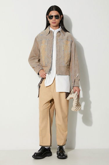 Takki ADER ERROR Corduroy Trucker Jacket Beige | BMADFWJK1603, 1