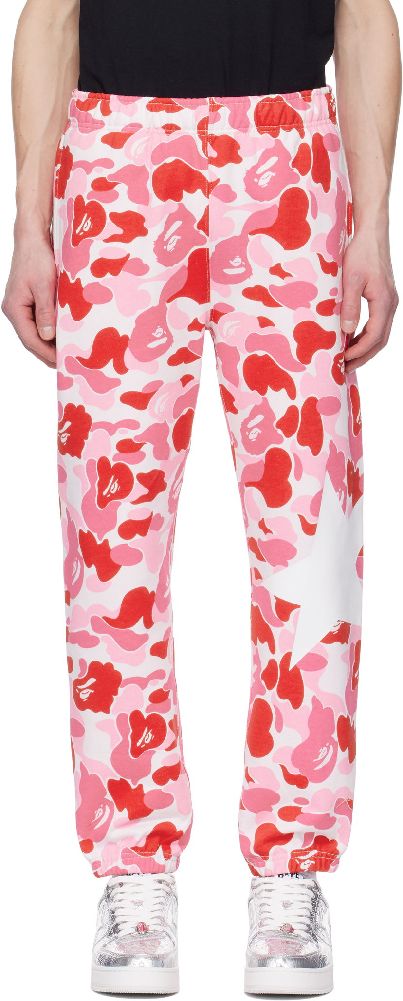 Verryttelyhousut BAPE ABC Camo Sweatpants Vaaleanpunainen | 001PTK801007M