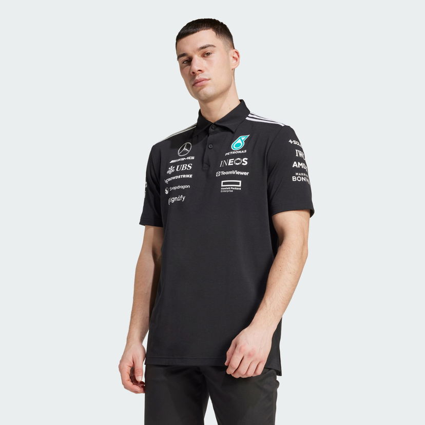 Poolopaita adidas Performance Mercedes - AMG Petronas Formula One Team Polo Shirt Musta | JW5391
