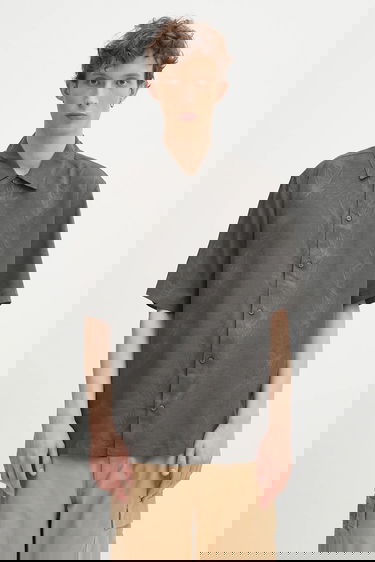 Paita Samsoe Samsoe Samsoe Samsoe Saayo Regular Fit Shirt with Classic Collar Harmaa | M25100066, 0