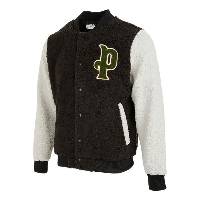 Bomber-takki Puma Sherpa Baseball Jacket Musta | 536182-05