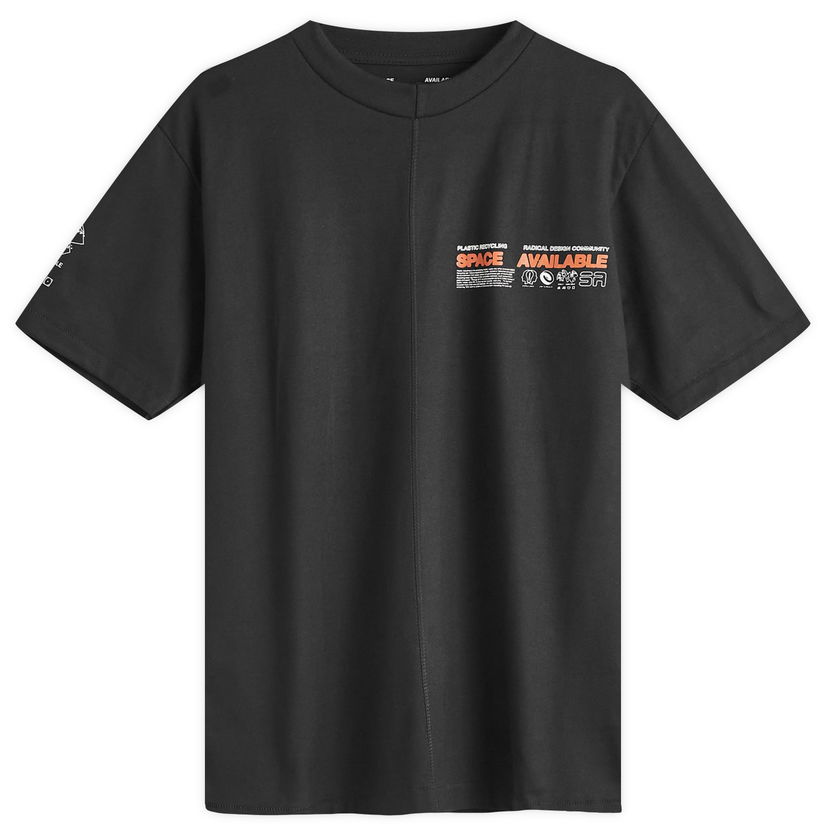 T-paita Space Available Radical Plastics T-Shirt Musta | SA-RPT001-BLK