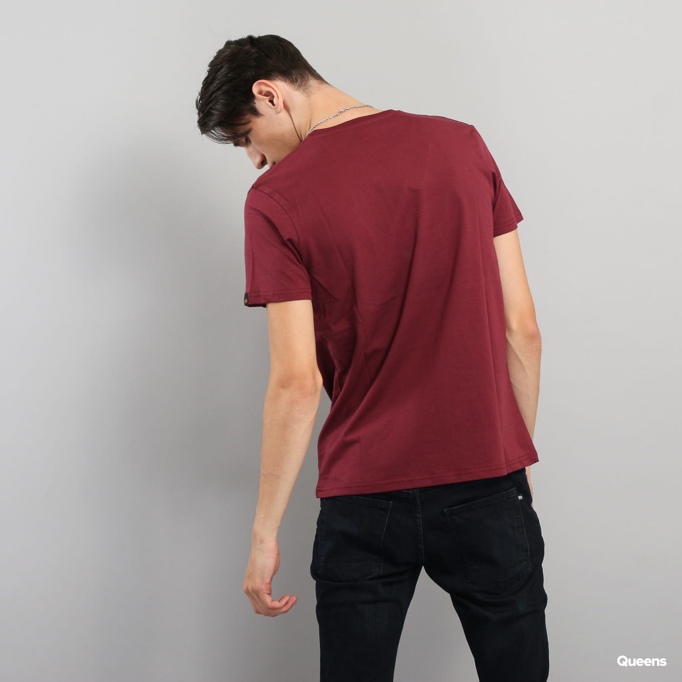 T-paita Alpha Industries Basic Tee Burgundia | 100501 184, 1