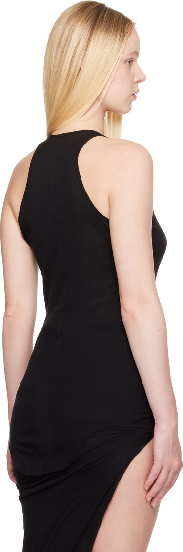 Tankkitoppi Rick Owens Rick Owens Hollywood Basic Rib Tank Top Musta | RO01E7101 MR, 2