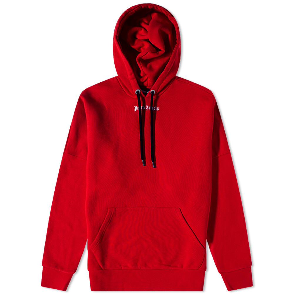 Huppari Palm Angels Logo Popover Hoody Punainen | PMBB036C99FLE0032510, 0