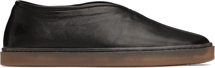 Vaatteet LEMAIRE Lemaire Linoleum Piped Loafers Musta | FO0099 LL0003