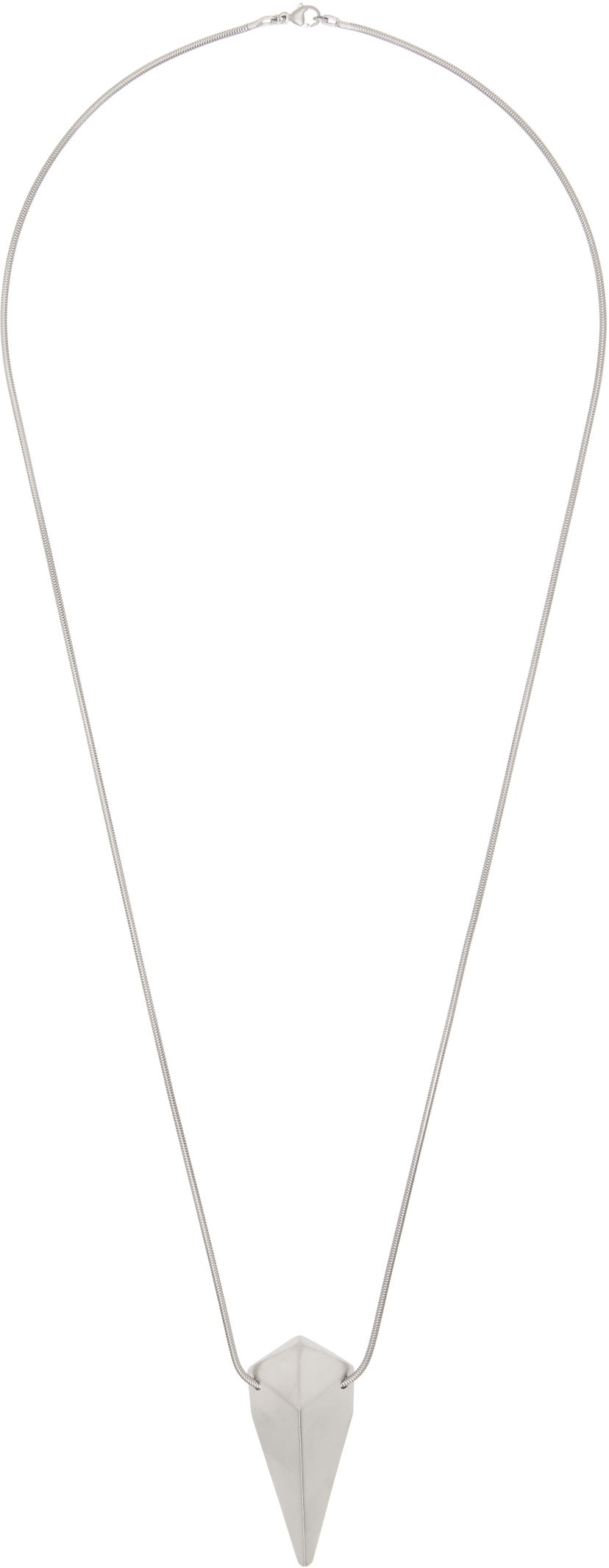 Kaulakoru Rick Owens Rick Owens Hollywood Pyramid Charm Necklace Metallinen | RJ0000091 MMT