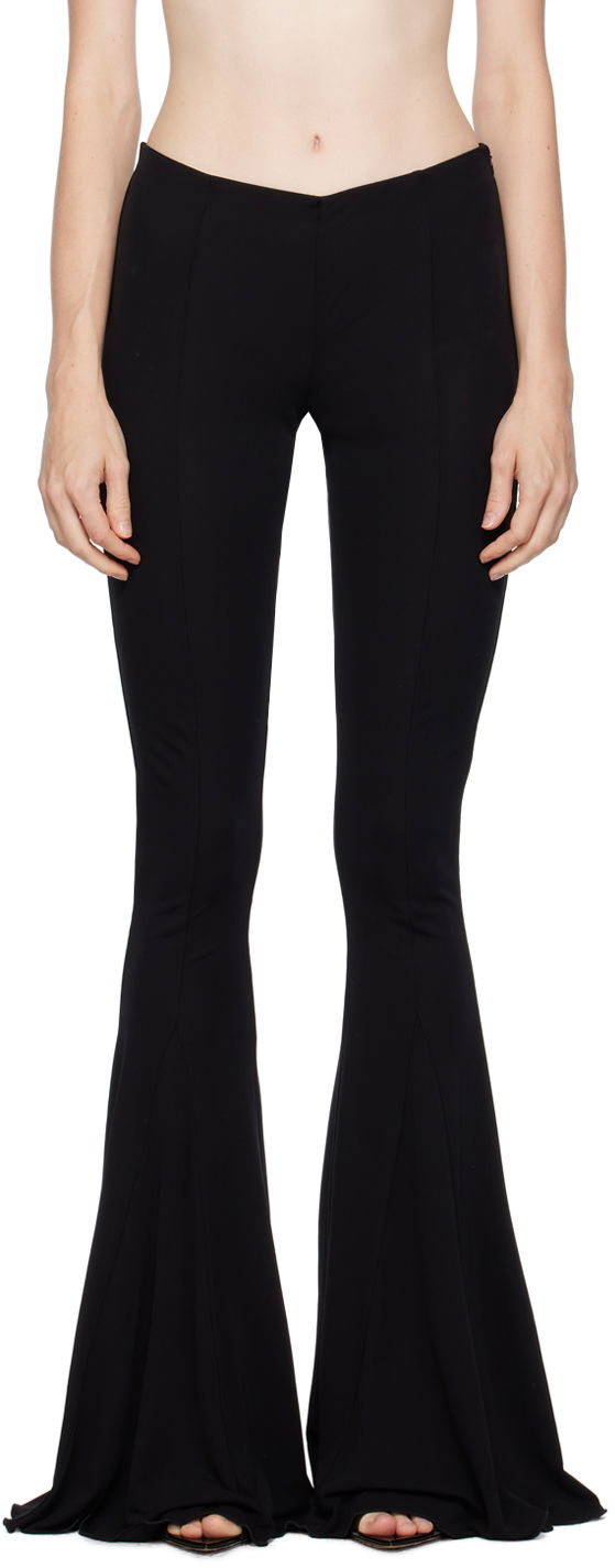Housut Blumarine Flared Trousers Musta | P344P010A