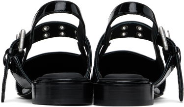 Mekko rag & bone rag & bone Astra Leather Slingback Ballerina Flats Musta | WFF24FF000PA0, 1