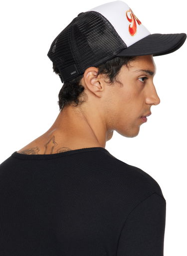 Korkki AMIRI AMIRI Groovy Trucker Cap Musta | AMHATR1041, 2