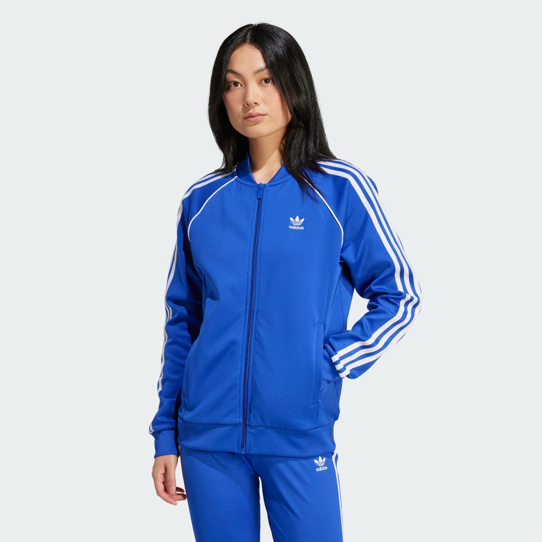 Bomber-takki adidas Performance Adicolor Classics SST Track Jacket Sininen | IR8072, 0