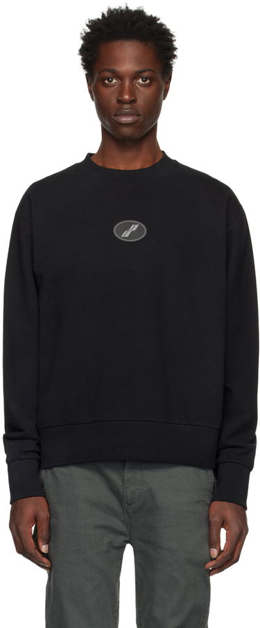 Villapaita We11done We11done Symbol Wappen Sweatshirt Musta | WD-TS3-22-719-U-BK, 0