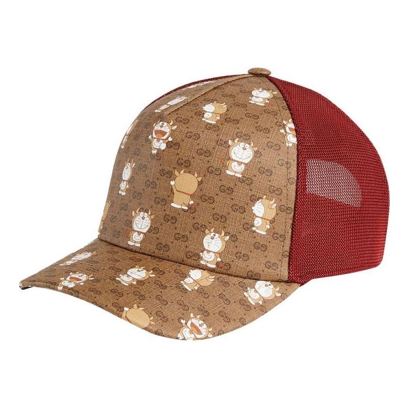 Hattu Gucci Gucci x Doraemon Baseball Hat Ruskea | 648845-4HACT-9774