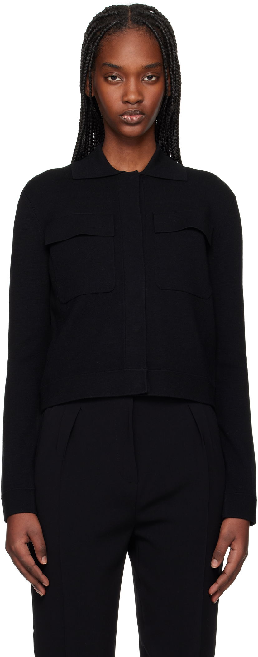 Villapaita Max Mara Max Mara Mito Knit Jacket Musta | 2516341041600