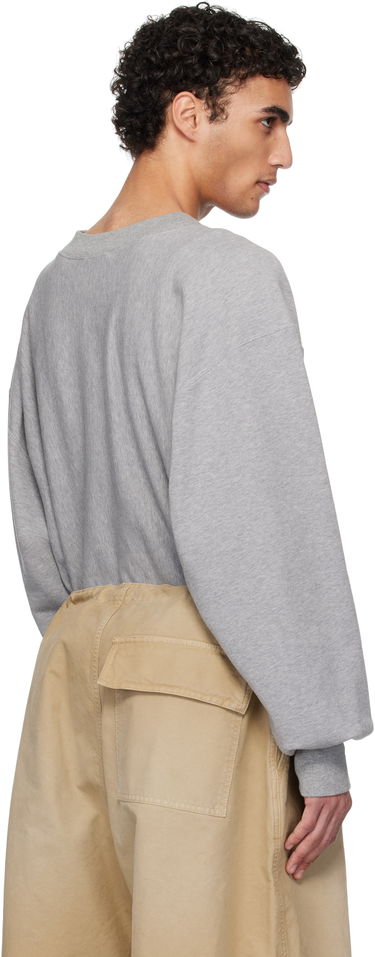 Huppari HED MAYNER Hed Mayner Embroidered Sweatshirt Harmaa | HMMA72012R-HA183, 2