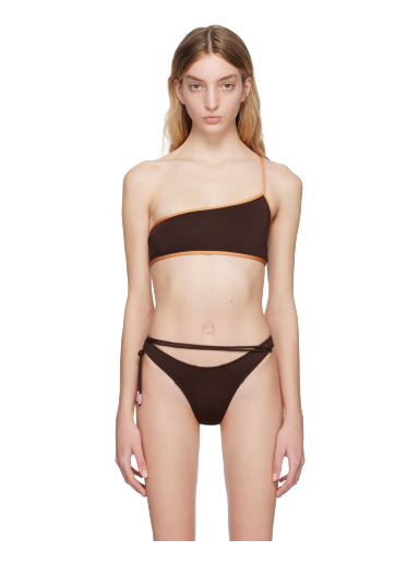 Uimapuvut Jacquemus Le Raphia 'Le Haut De Maillot Maio' Bikini Top Ruskea | 23E231SW026-2133