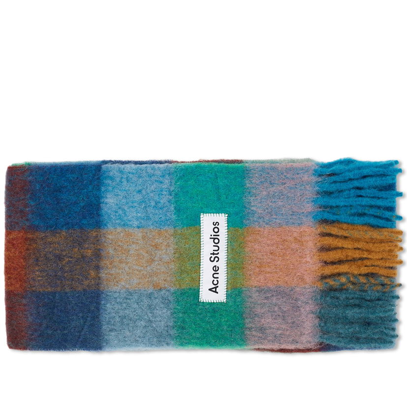 Huivi Acne Studios Vally Check Scarf Sininen | CA0084-DL4