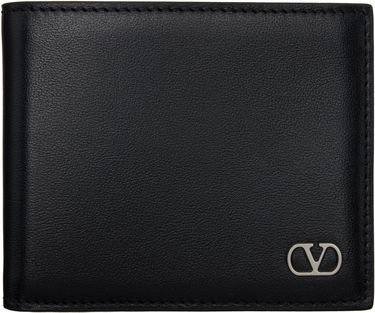 Lompakko Valentino Valentino Garavani VLogo Signature Grainy Calfskin Bifold Wallet Musta | 6Y2P0V08WVF, 0