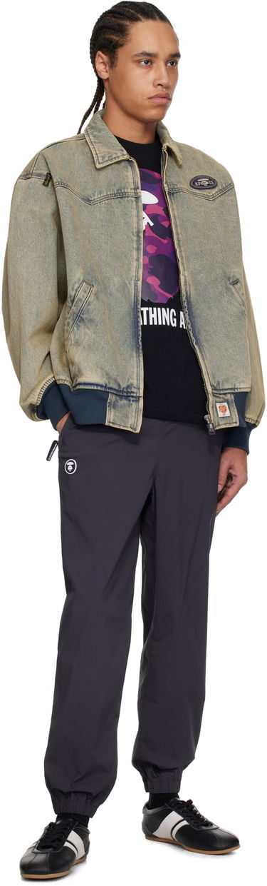 Takki AAPE by A Bathing Ape AAPE by A Bathing Ape 'AAPE' Main Lightweight Denim Bomber Jacket Sininen | AAPLJM7706XANBLL, 3