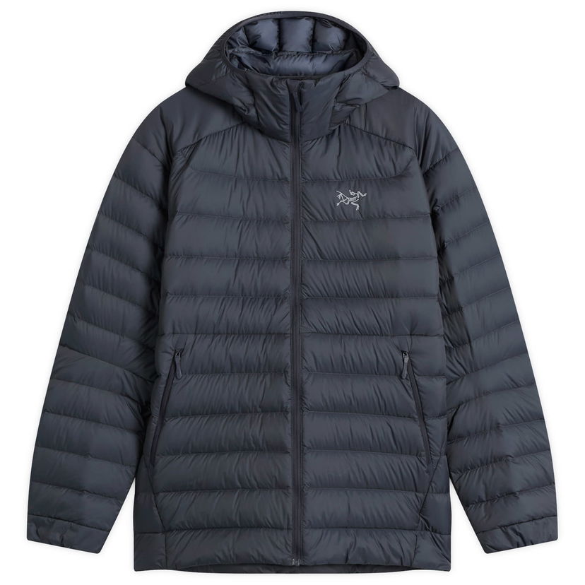 Puffer takki Arcteryx Cerium Hooded Down Jacket, Size Small Tummansininen | X000010521-001280