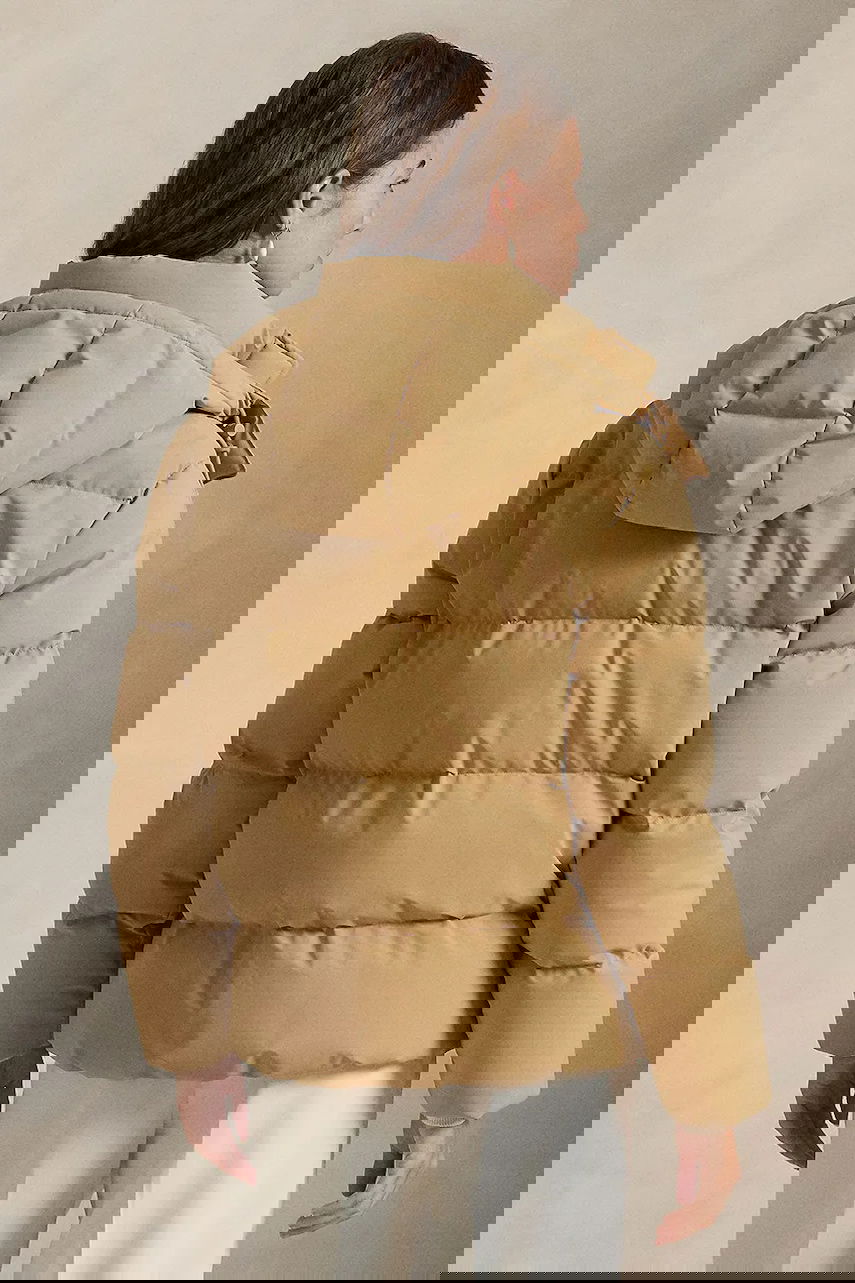 Puffer takki Polo by Ralph Lauren Winter Matte Poly Down Puffer Jacket Beige | 211971190001, 1