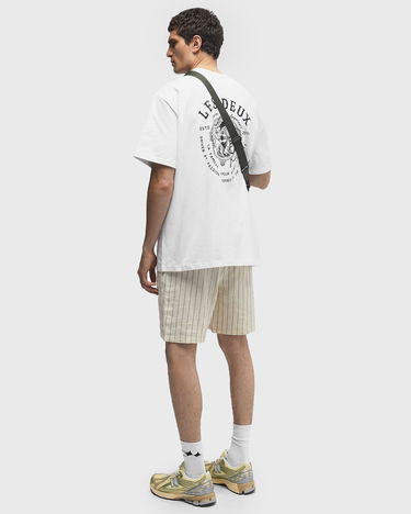 Crop top Les Deux Cropped T-Shirt Valkoinen | 1000216-201, 1