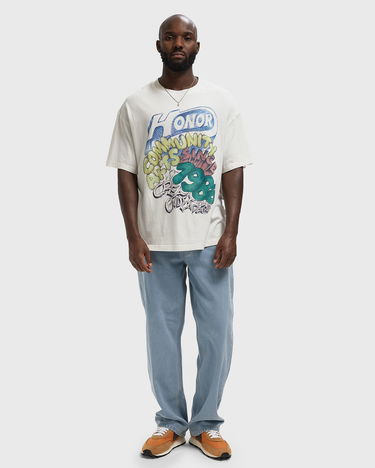 T-paita Honor The Gift Community Arts Creative T-Shirt Valkoinen | HTG250343-BONE, 1