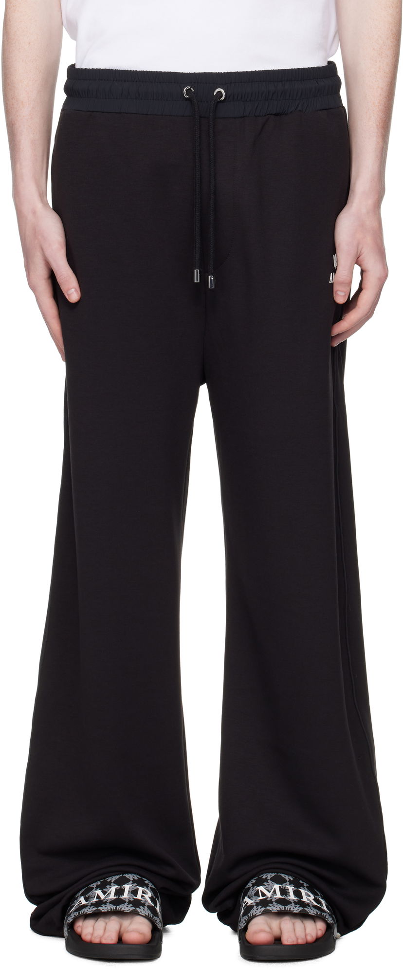 Verryttelyhousut AMIRI AMIRI Lounge Track Sweatpants Musta | AMPATP1022
