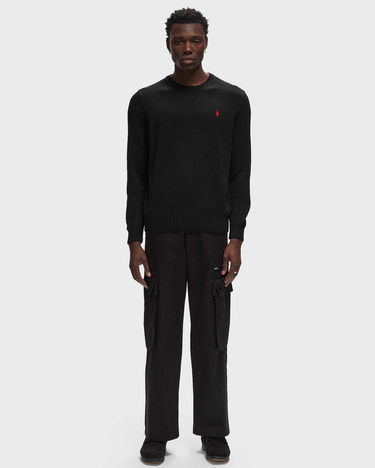 Huppari Polo by Ralph Lauren Ralph Lauren Cotton Shaker Crew Knit Polo Musta | 710810846020, 2