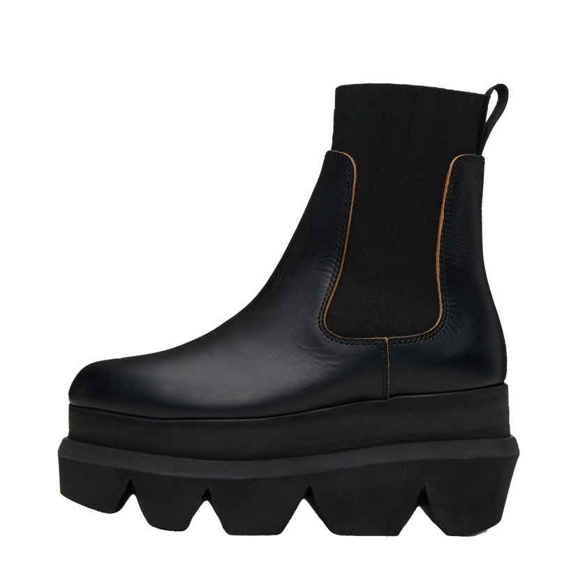 Tennarit ja kengät sacai Leather Chelsea Boots Musta | SCW-257