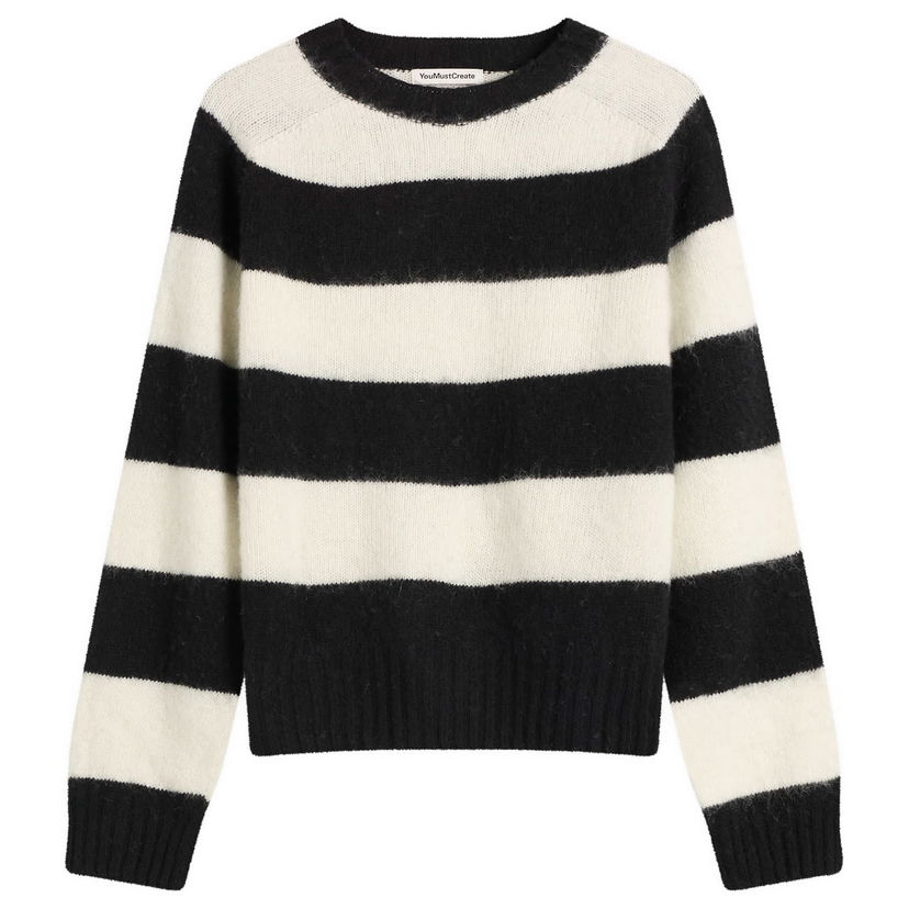 Villapaita YMC Jets Stripe Knit, Size X-Small Monivärinen | Q8ZAN-01