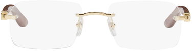 Aurinkolasit Cartier Rectangular Glasses Beige | CT0453O-004, 0