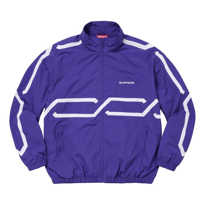 Tuulitakki Supreme Inset Link Track Jacket Violetti | SUP-SS24-082
