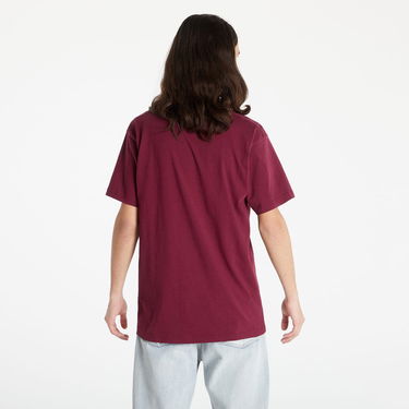 T-paita Vans Left Chest Logo Tee Burgundia | VN0A3CZEBRG1, 4