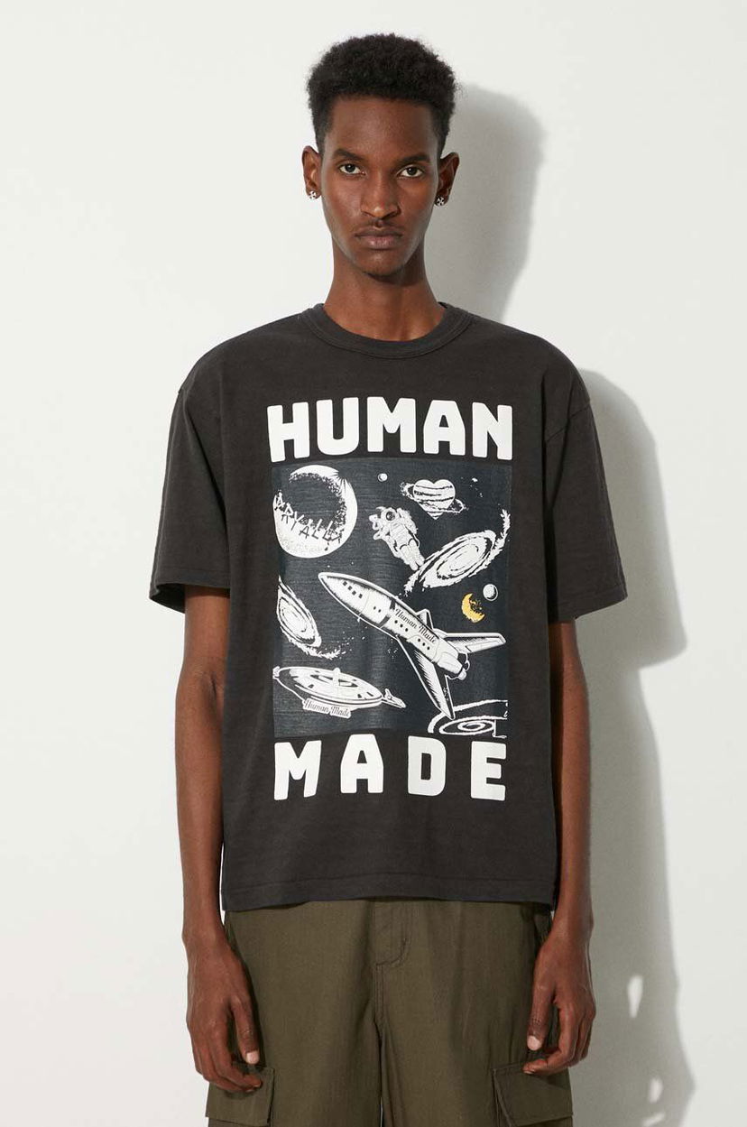 T-paita Human Made Graphic Print T-Shirt Musta | HM27TE014