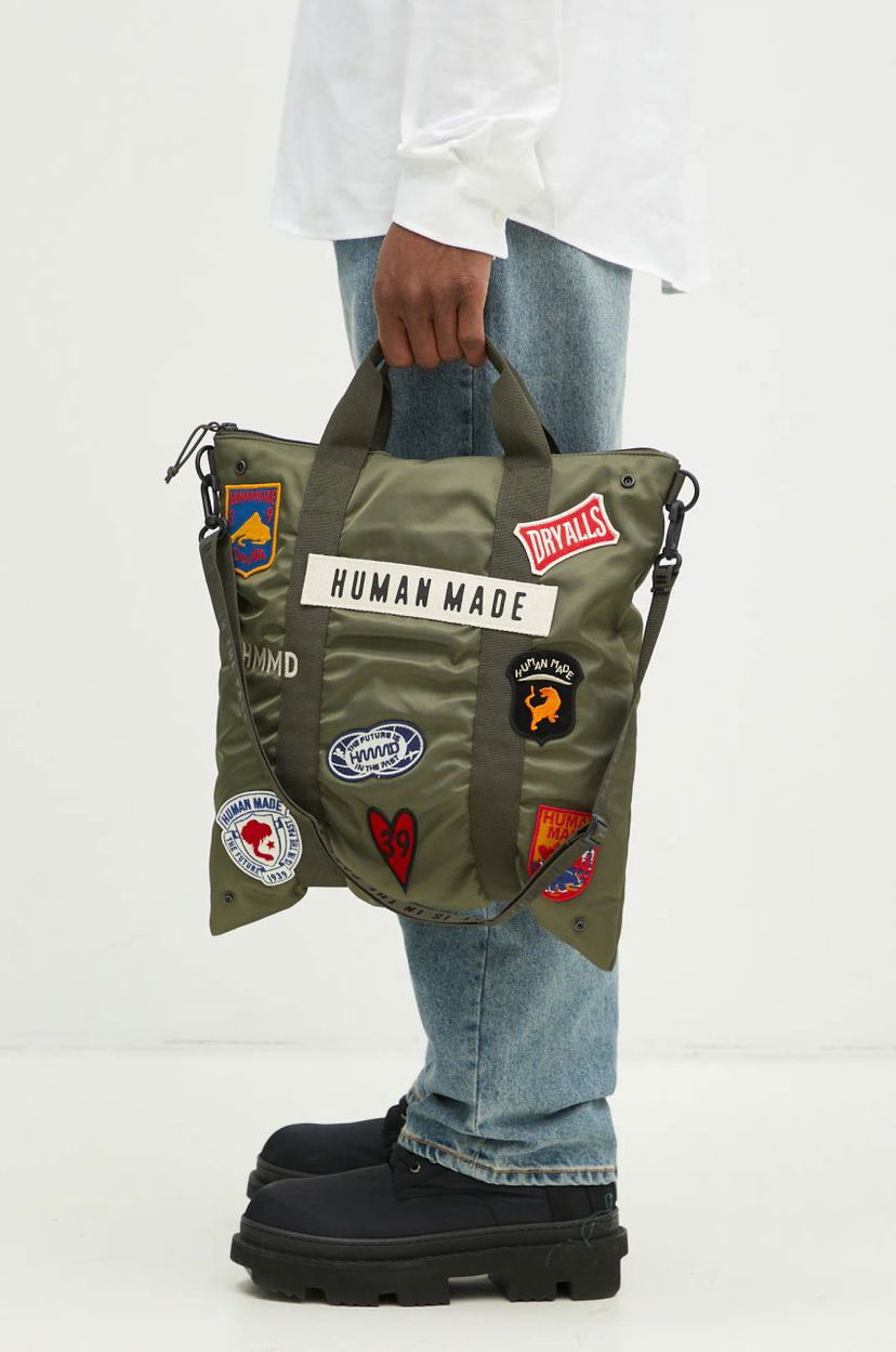 Kangaskassi Human Made Human Made Helmet Bag Vihreä | HM28GD020