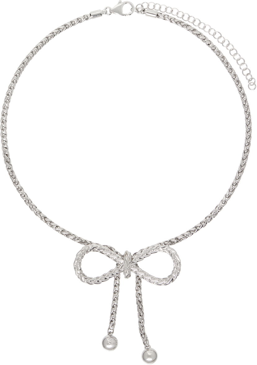 Kaulakoru Blumarine Blumarine Bow Choker Necklace Metallinen | P522W311A
