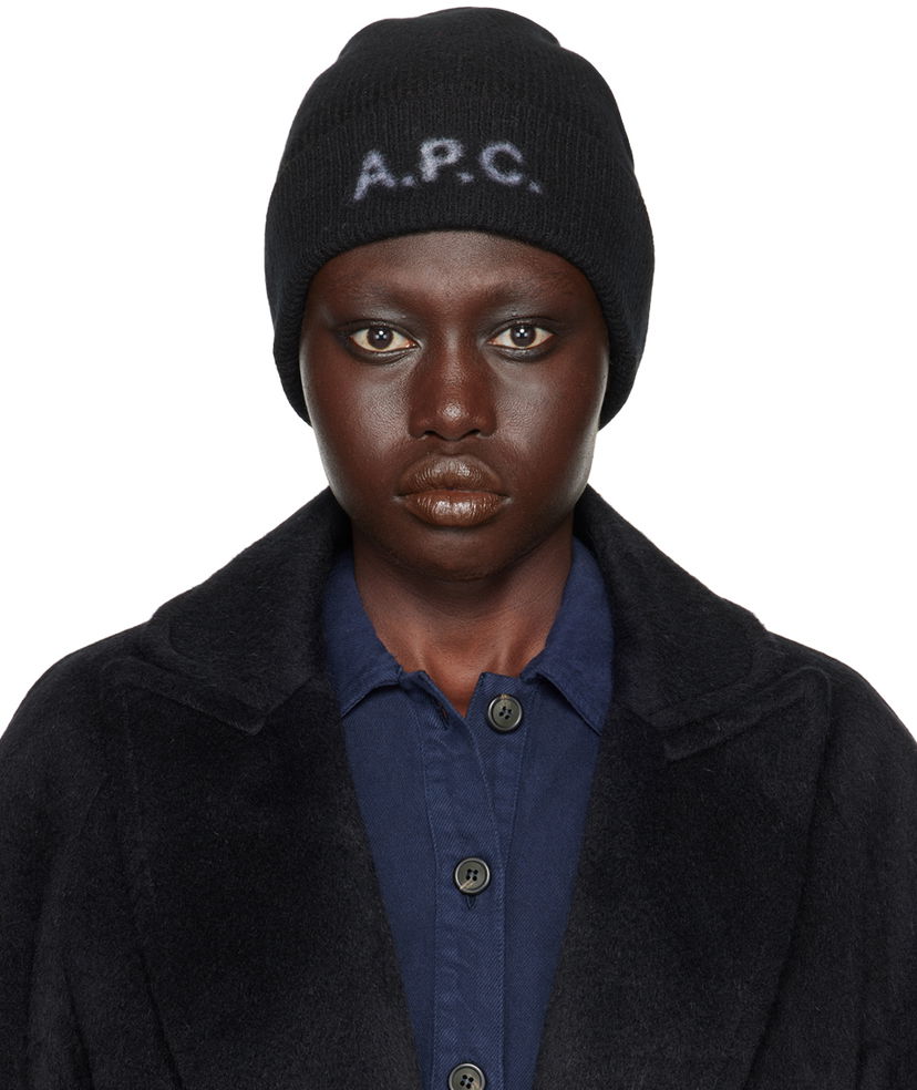 Pipo A.P.C. Black Harry Beanie Musta | WVBDK-M25085