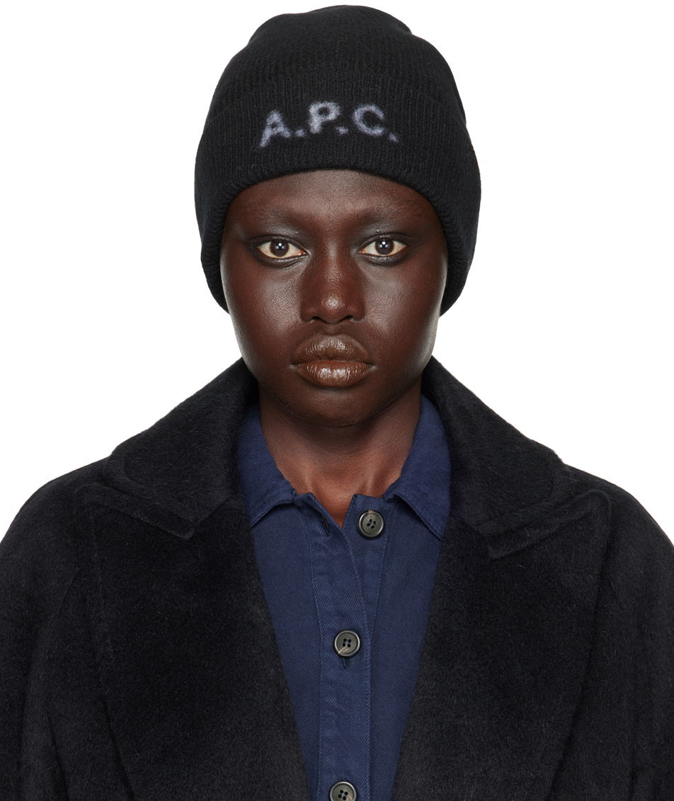 Pipo A.P.C. Black Harry Beanie Musta | WVBDK-M25085, 0