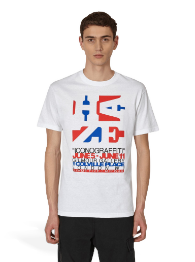 T-paita Pleasures Gallery T-Shirt Valkoinen | P22U010 WHITE