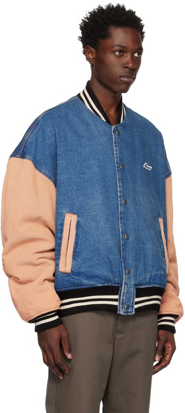 Bomber-takki We11done We11done Denim Varsity Jacket Sininen | WD-DJ3-22-371-U-BL, 1