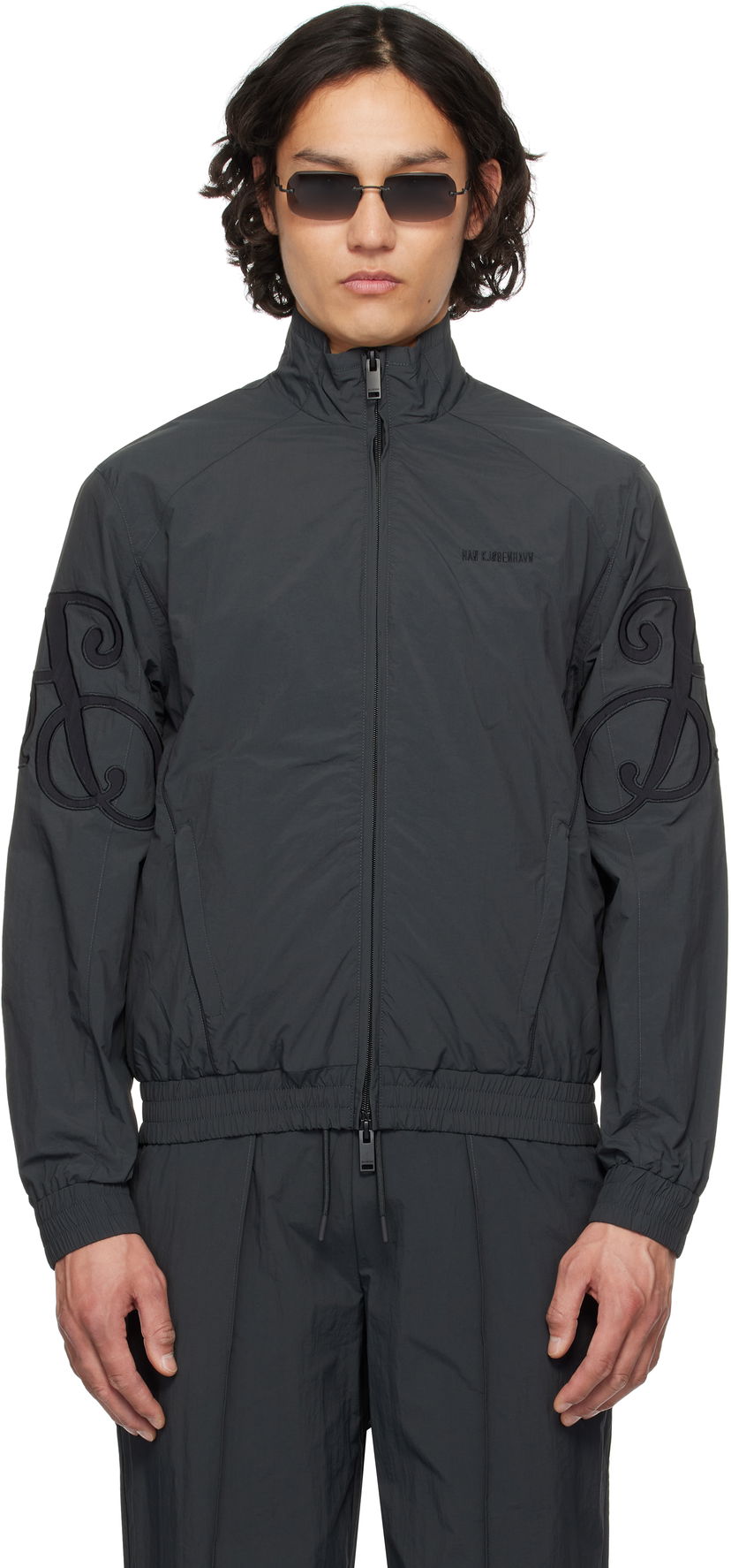 Tuulitakki Han Kjøbenhavn Han Kjobenhavn Regular Track Jacket Harmaa | M-134461