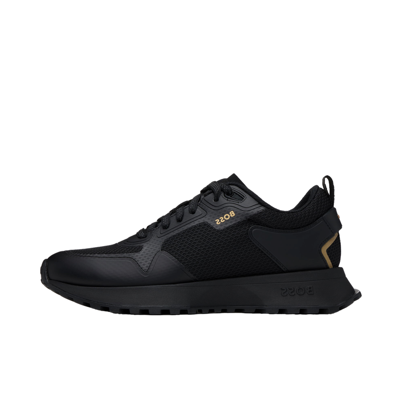 Tennarit ja kengät BOSS Mixed-Material Sneakers Musta | 50513195
