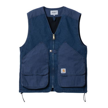 Liivi Carhartt WIP Alma Vest "Blue stone washed" Tummansininen | I031929_01_06, 7